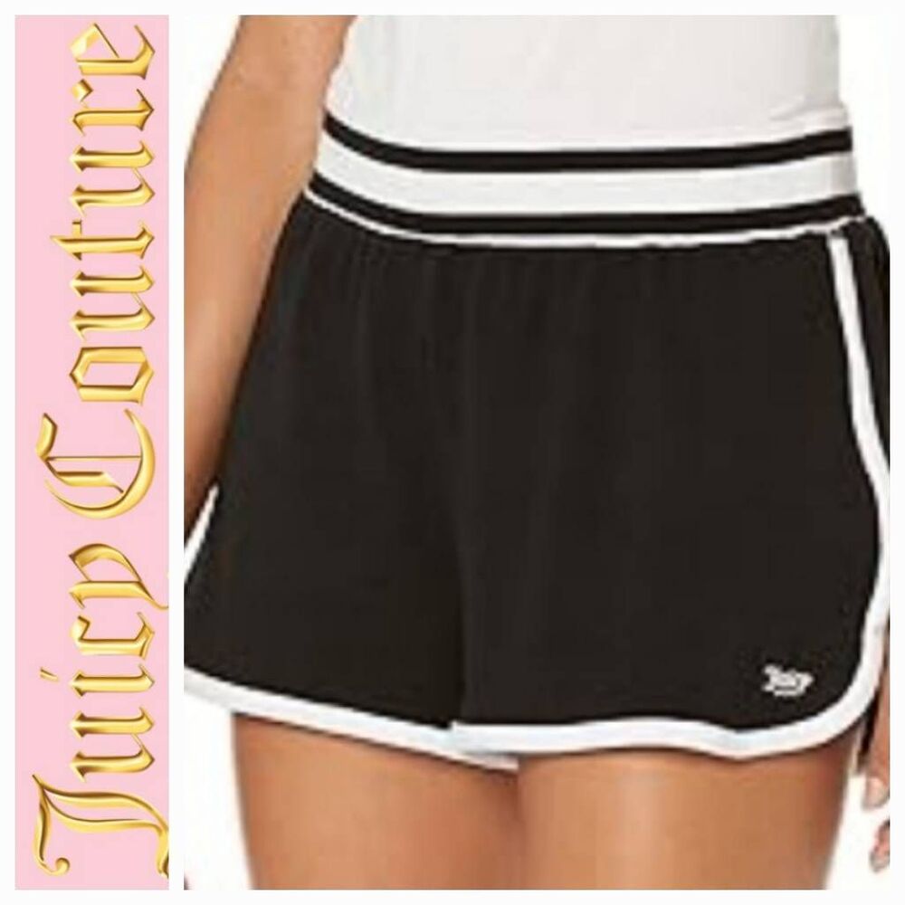 Juicy Couture Varsity Striped Athletic Shorts